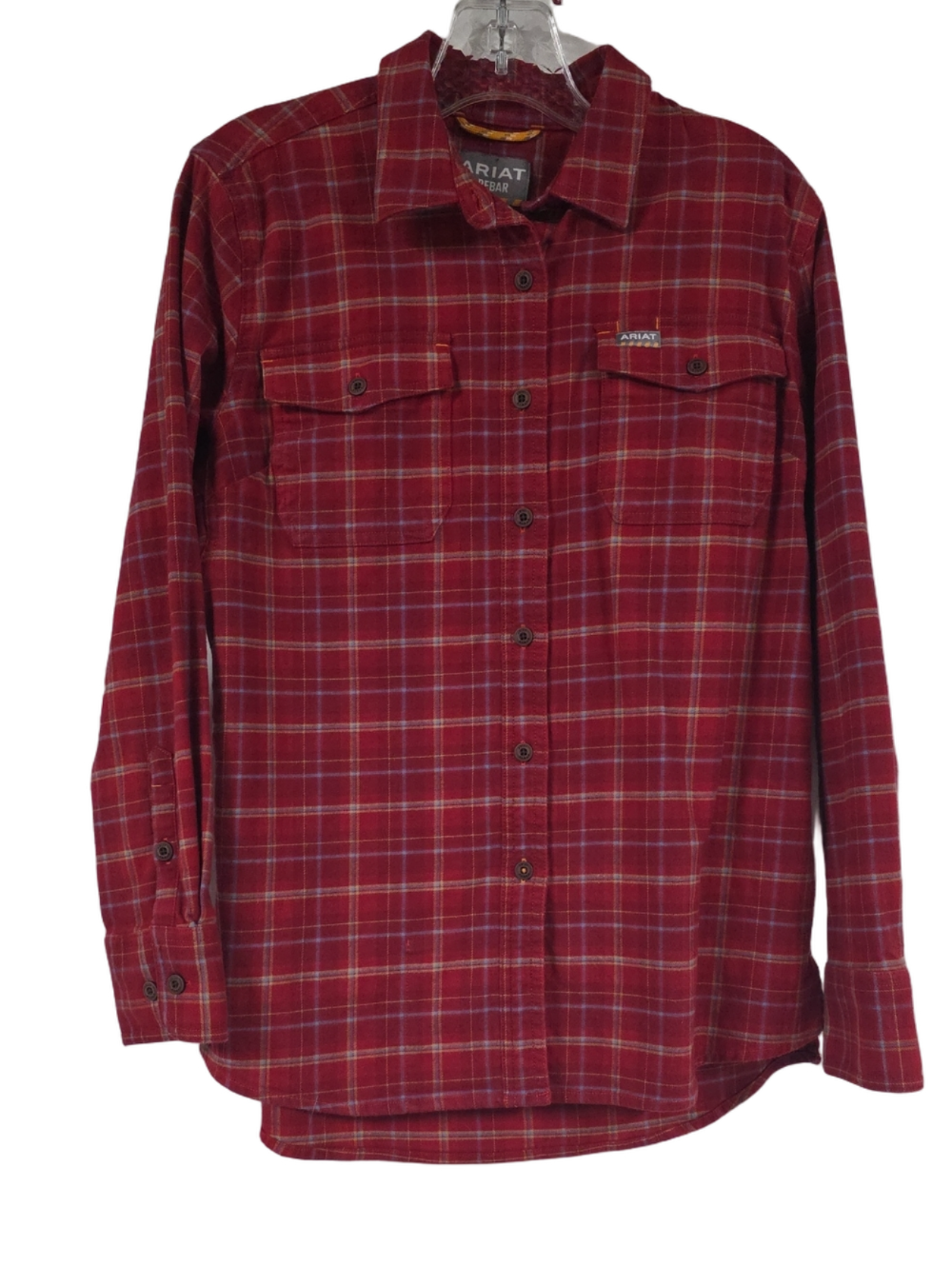 Ariat Women's Rebar Flannel Durastretch Samba Plaid Shirt - Size SP